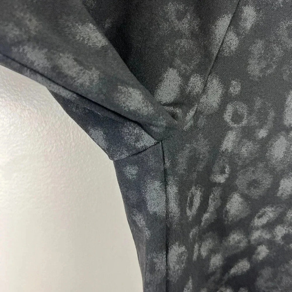 Rag & Bone Simone Pants Size 2 Leopard Print Ankle Cropped Mid Rise Black Work - Picture 8 of 13